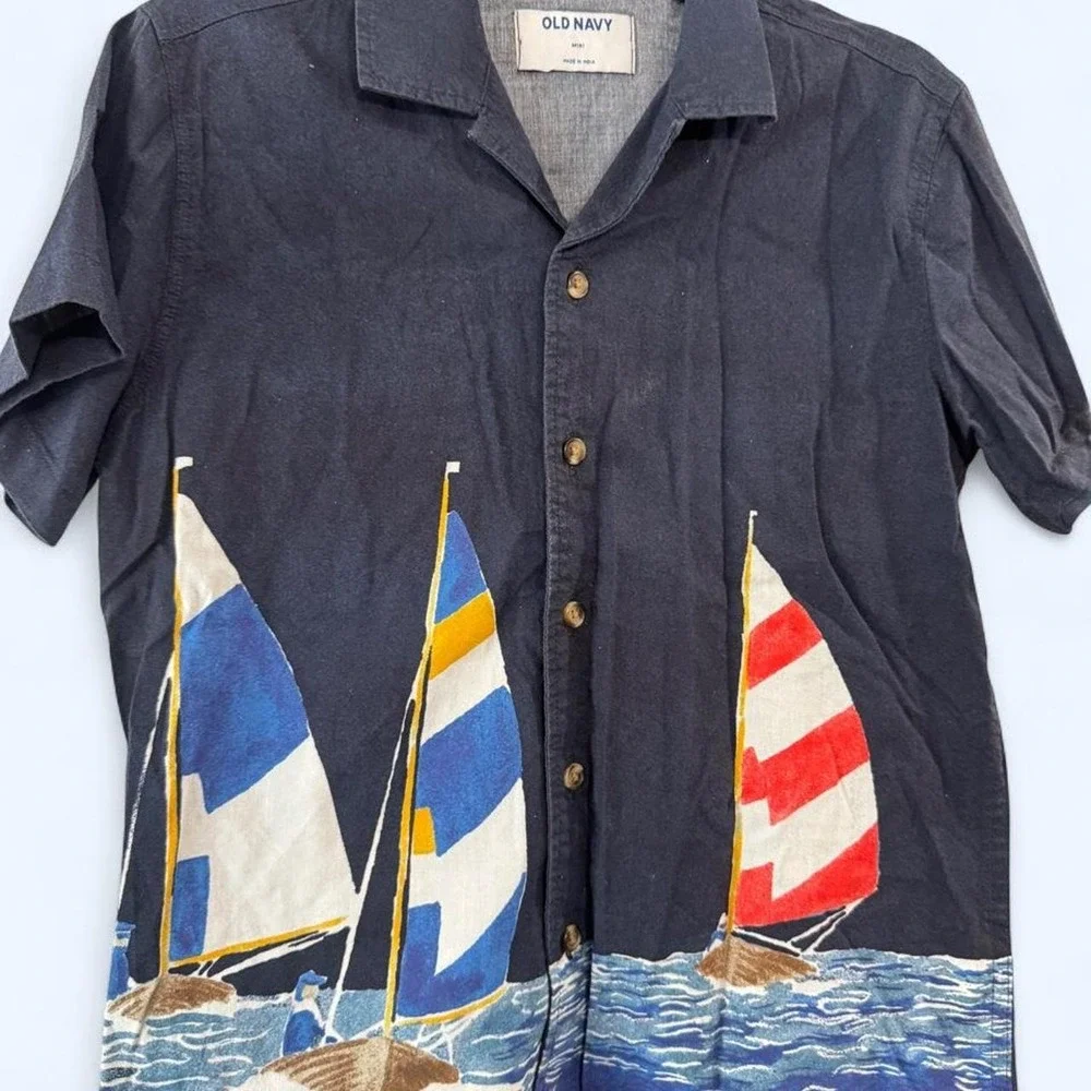 Old navy kids boys shirt M 8